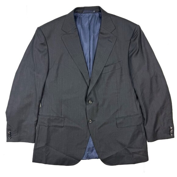 Suitsupply Mens Napoli Sport Coat Size 48 S Zignone Wool Suit Jacket Dark Gray - Picture 1 of 15